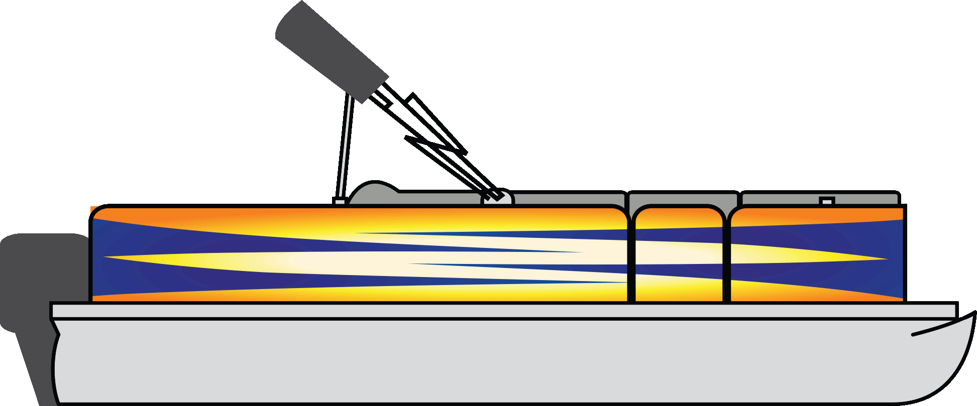 houseboat custom graphics